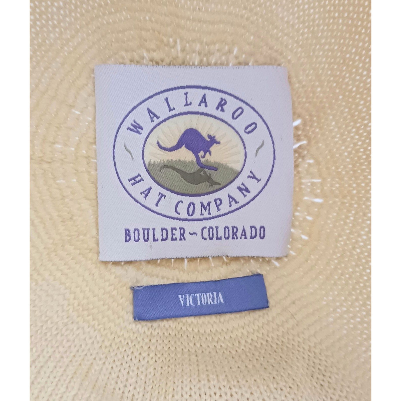 Wallaroo Victoria Wide Brim Hat Light Yellow Upf 50+ Breathable Lightweight — image 8 of 8